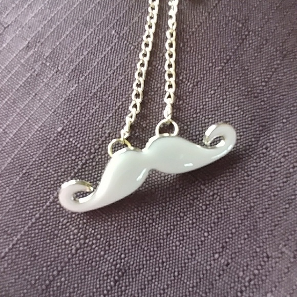 Mustache Necklace - Picture 3 of 3
